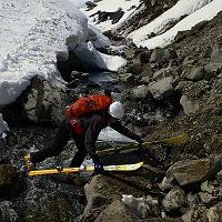  Re-traversée du torrent.