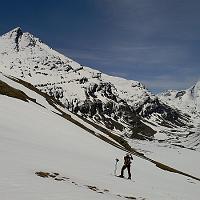  La Grande Sassière (versant Sud) à gauche et la Tsanteleina à droite