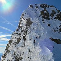  Face nord de l'aiguille des Glaciers
