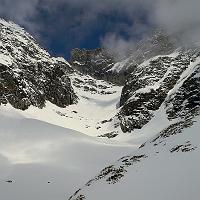  Le passage au soleil où Bougnat a chuté (entre les rochers)
