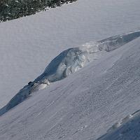  Le seul morceau visible du glacier