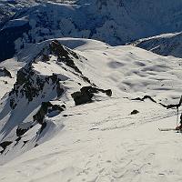  Jean me rejoint sur l'arête