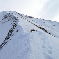  Sur l'arête entre la combe Ouest et la face S.O.
