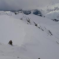  Crêt du Rey: sommet plat mais l'arête est impressionnante