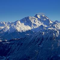  La Grande Casse coiffée (aux jumelles ça fumait au col des Grands Couloirs)