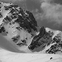  Le couloir derrière l'éperon rocheux