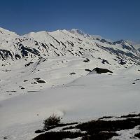  Le cormet de Roselend sous la neige