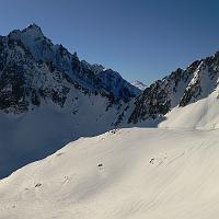 Le Rognolet, couloir nord à gauche, la face N.O.en arrière plan