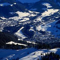  Megève en bas