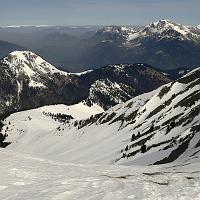 La descente Nord vers les chalets de l'Aulp