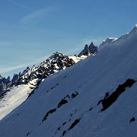  L'aiguille du Midi et sa passerelle