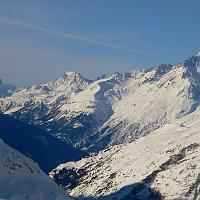  Les aiguilles d'Arves à gauche