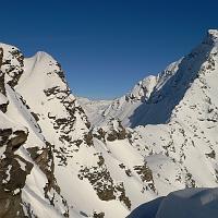  Arête qui mène jusqu'à la pointe Ouest du Grand Fond