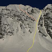  En jaune le couloir rectiligne