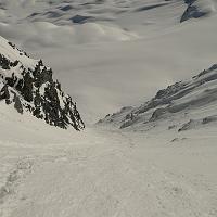  Notre trace de montée sur le replat