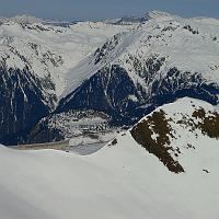  Le barrage de Roselend en bas