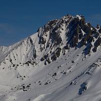  L'aiguille du Grand Fond face S.O.