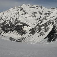  Sommet de Bellecôte et le glacier du Cul du Nant